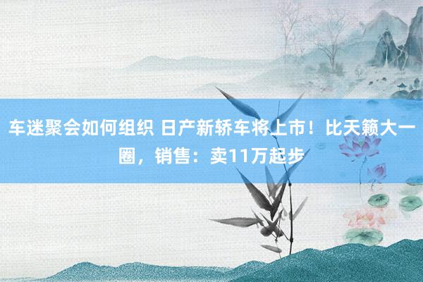 车迷聚会如何组织 日产新轿车将上市！比天籁大一圈，销售：卖11万起步