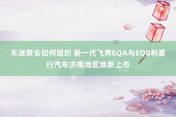 车迷聚会如何组织 新一代飞奔EQA与EQB利星行汽车济南地区焕新上市