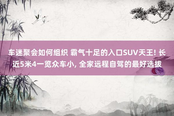 车迷聚会如何组织 霸气十足的入口SUV天王! 长近5米4一览众车小, 全家远程自驾的最好选拔