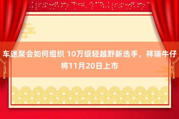 车迷聚会如何组织 10万级轻越野新选手，祥瑞牛仔将11月20日上市